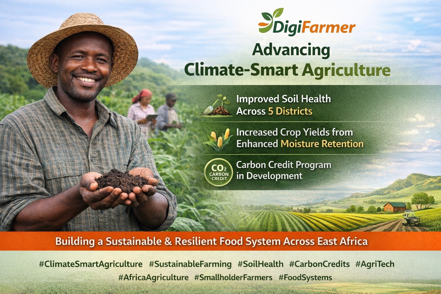 Climate-Smart Agriculture Progress: Improving Soil Health and Farmer Resilience Across East Africa