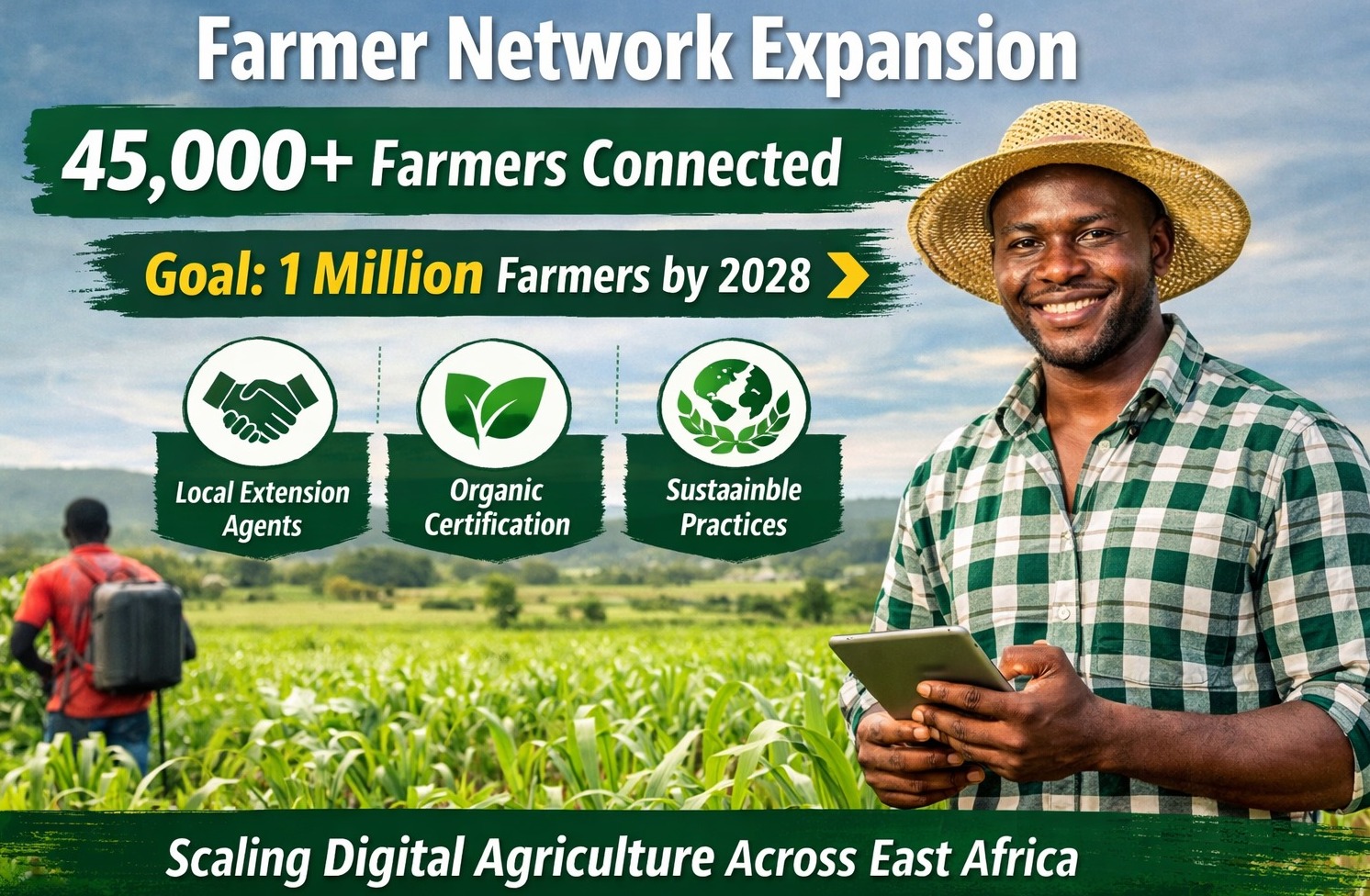 Farmer Network Expansion: Scaling Digital Agriculture to Reach 1 Million Farmers by 2028